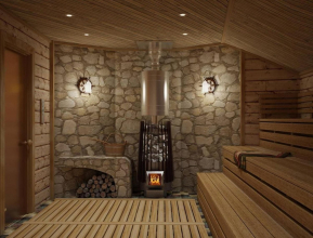 Дровяная банная печь GrillD Cometa 180 Vega Short
