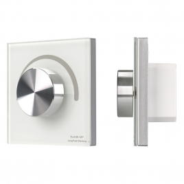 Панель управления светом Rotary SMART-P3-DIM White (Белая)