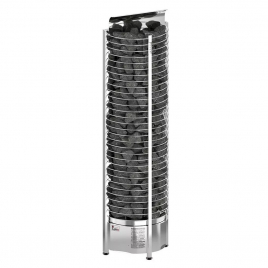 Электрическая печь Sawo Tower TH5-80NI2-WL-P 8 кВт, выносной пульт, встроенный блок мощности, нержавеющая сталь