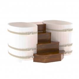 Подиум на 2 купели Bentwood 0,76Х1,16