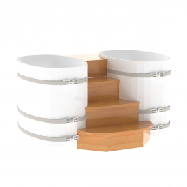 Подиум на 2 купели Bentwood 0,76Х1,16
