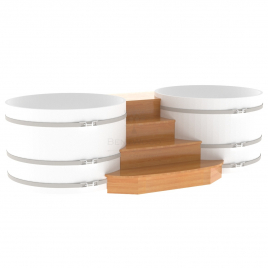 Подиум на 2 купели Bentwood, D - 1.5