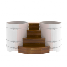 Подиум на 2 купели Bentwood 0,8Х1,42